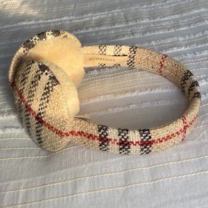 Burberry Check Lambs Wool Earmuffs